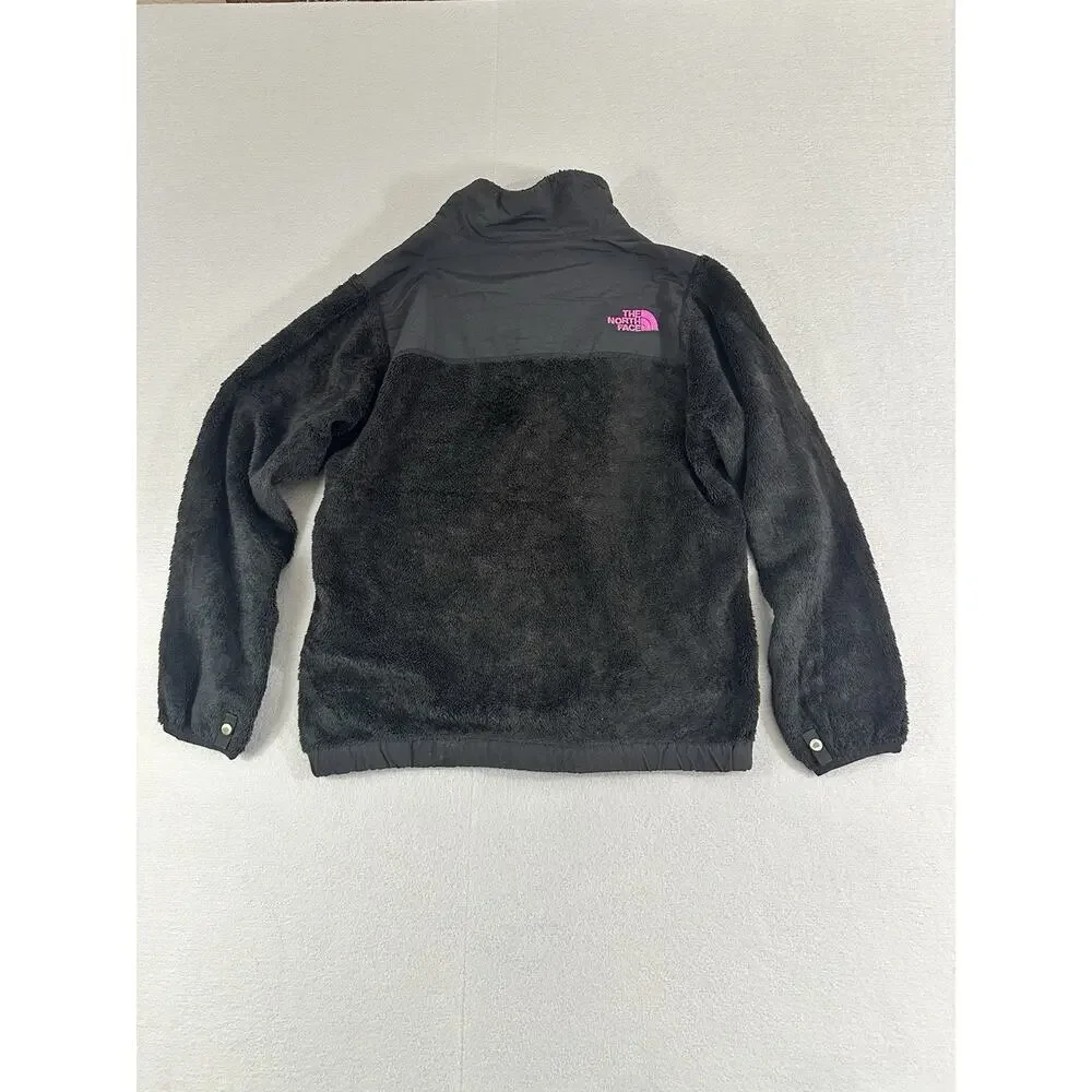 The North Face Fleece Full Zip Girls Black Jacket Size LG 14/16‎